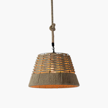 Retro Hemp Rope Exquisite Luxury Material Pendant Light