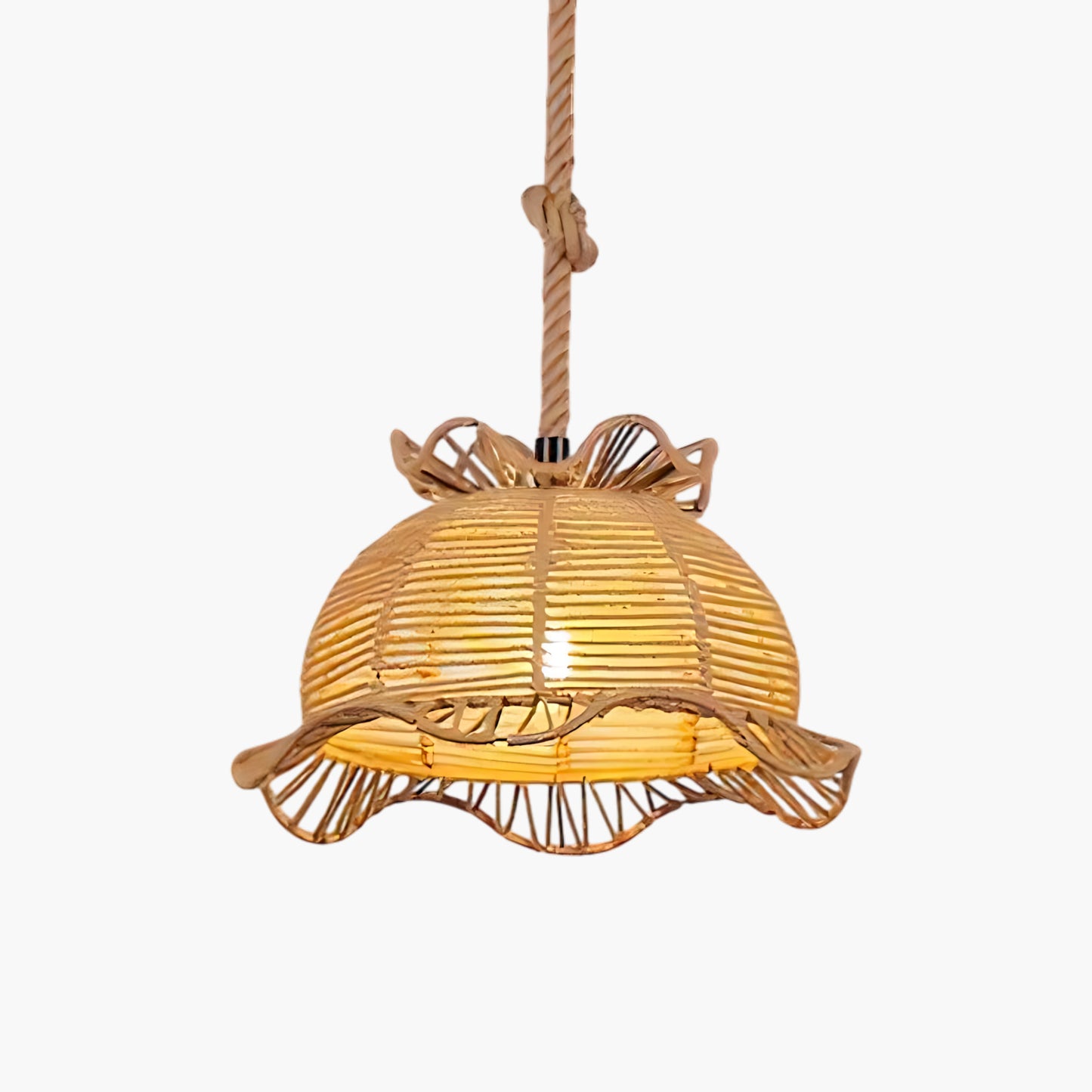 Hemp Rope Interesting Retro Material Pendant Light