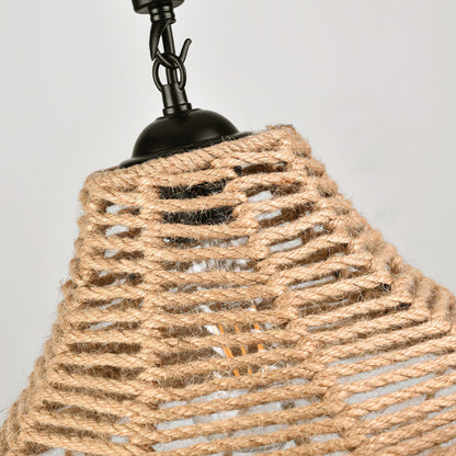 Hemp Rope Interesting Retro Material Pendant Light