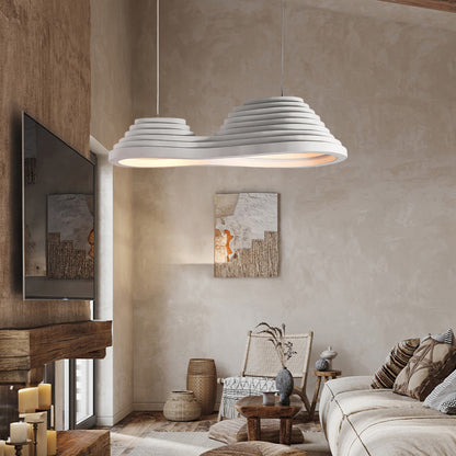 Rice Field Acoustic Eclectic Metal Pendant Lamp