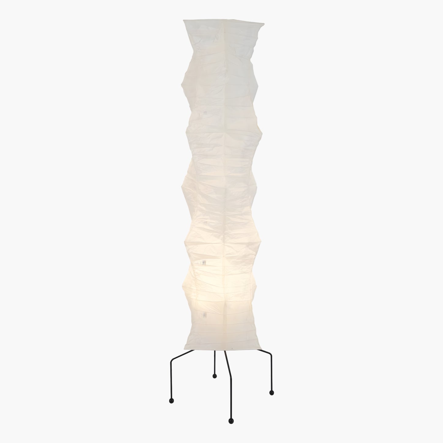 Rice Paper Traditional Metal Floor Lamp