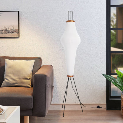 Rice Paper Traditional Metal Floor Lamp