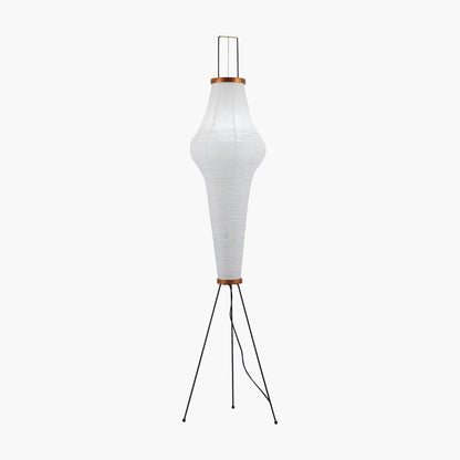 Rice Paper Traditional Metal Floor Lamp