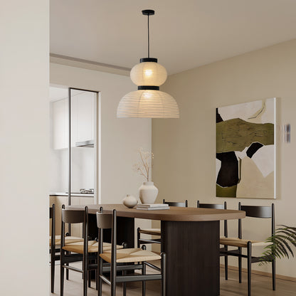 Rice Paper Lantern Modern Metal Pendant lamp