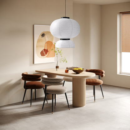 Rice Paper Lantern Modern Metal Pendant lamp