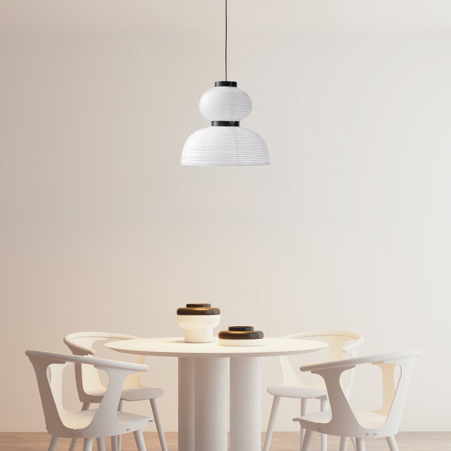 Rice Paper Lantern Modern Metal Pendant lamp