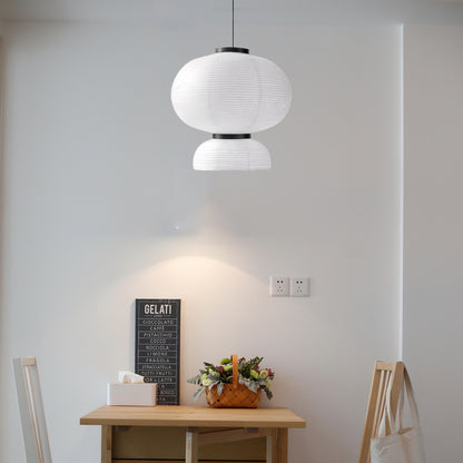 Rice Paper Lantern Modern Metal Pendant lamp