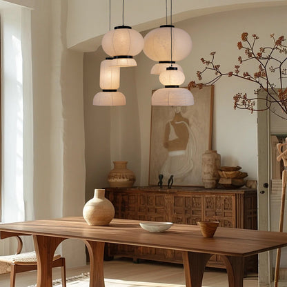 Rice Paper Lantern Modern Metal Pendant lamp