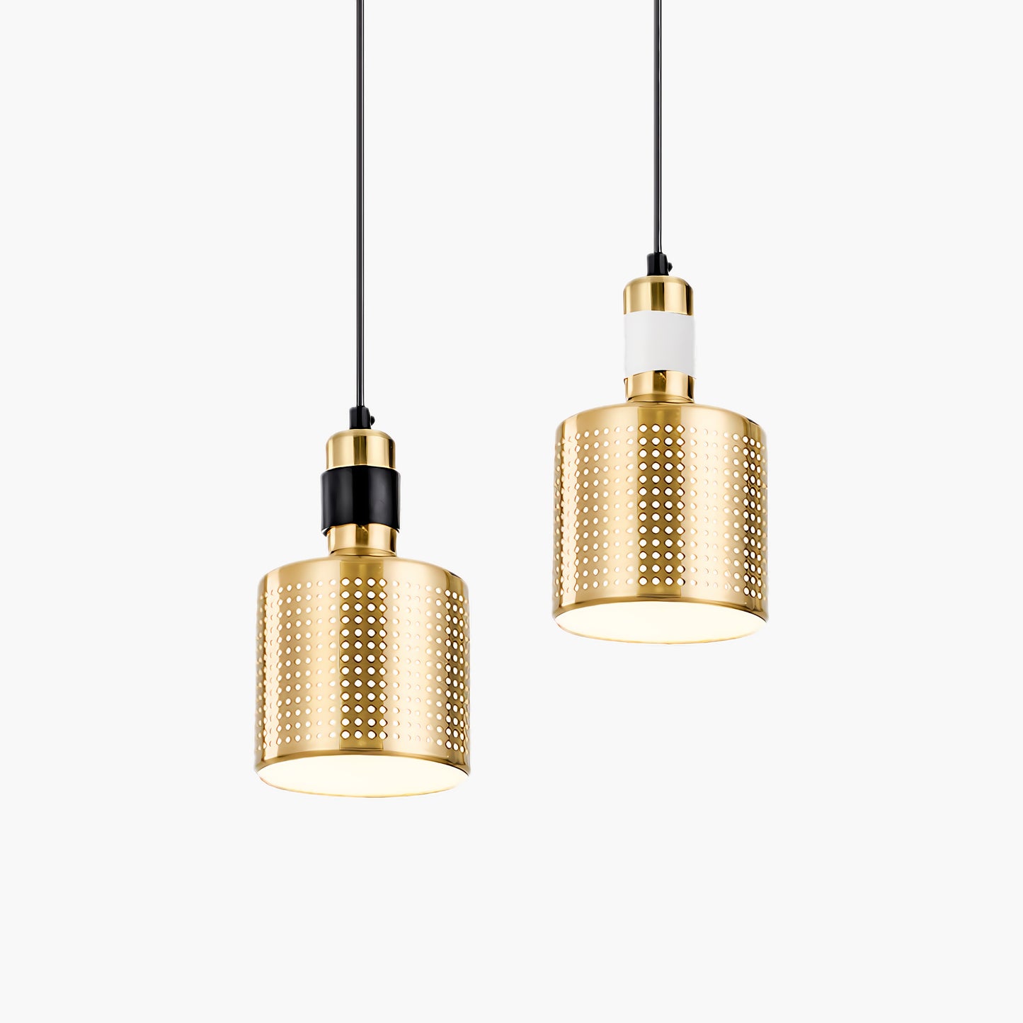 Riddle Eclectic Metal Pendant Lamp