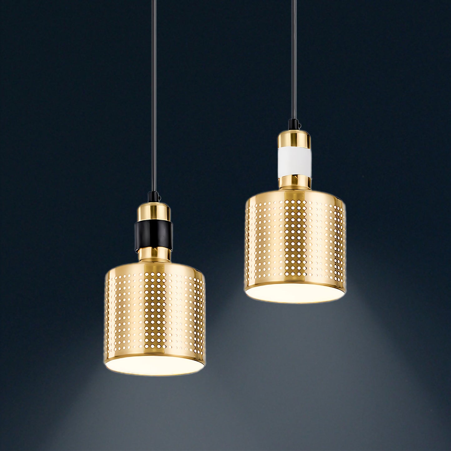 Riddle Eclectic Metal Pendant Lamp