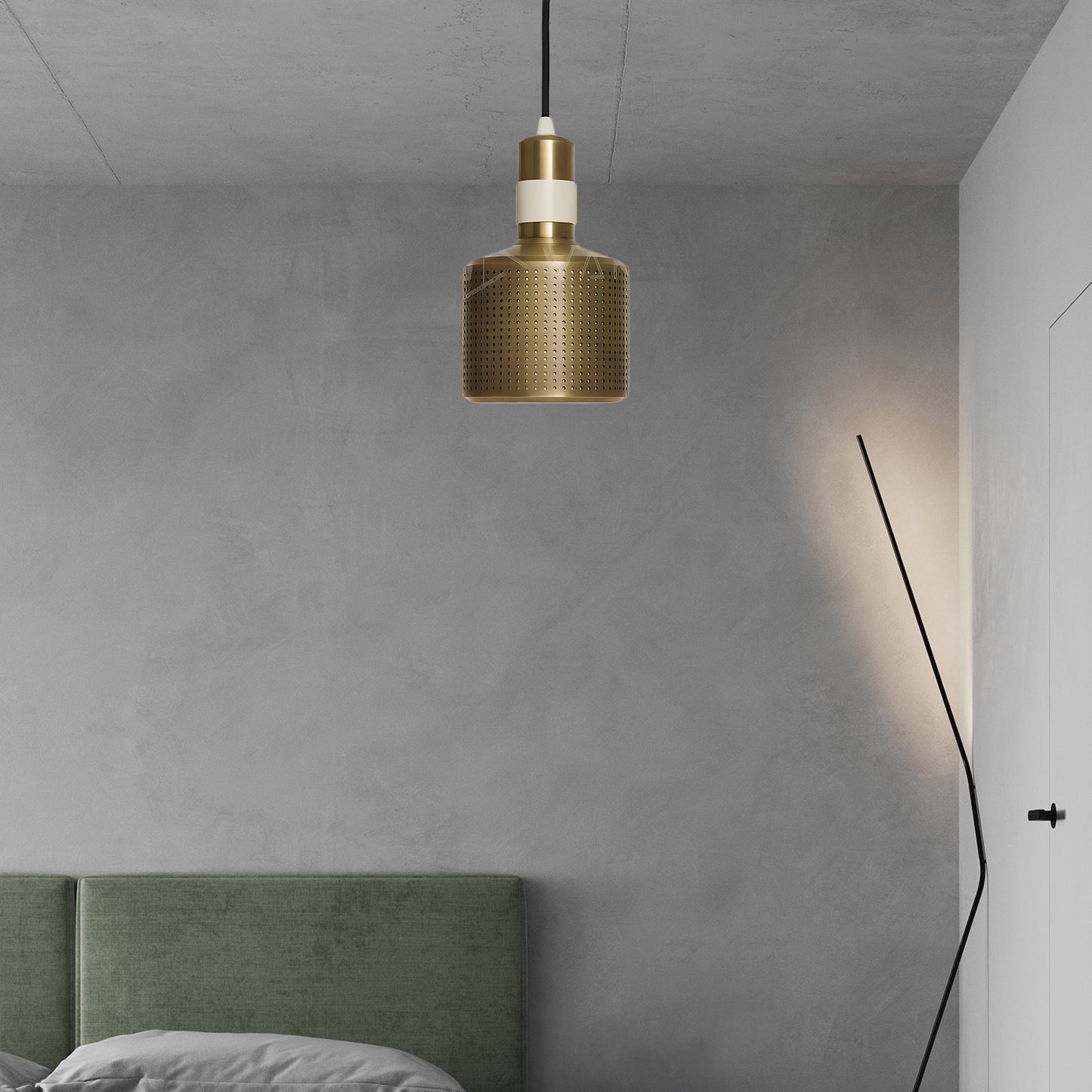 Riddle Eclectic Metal Pendant Lamp