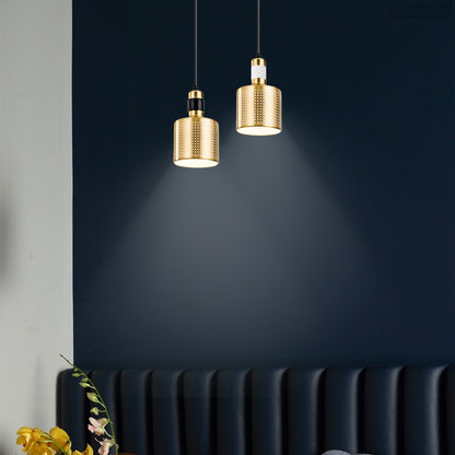 Riddle Eclectic Metal Pendant Lamp