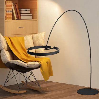 Ring Eclectic Metal Floor Light