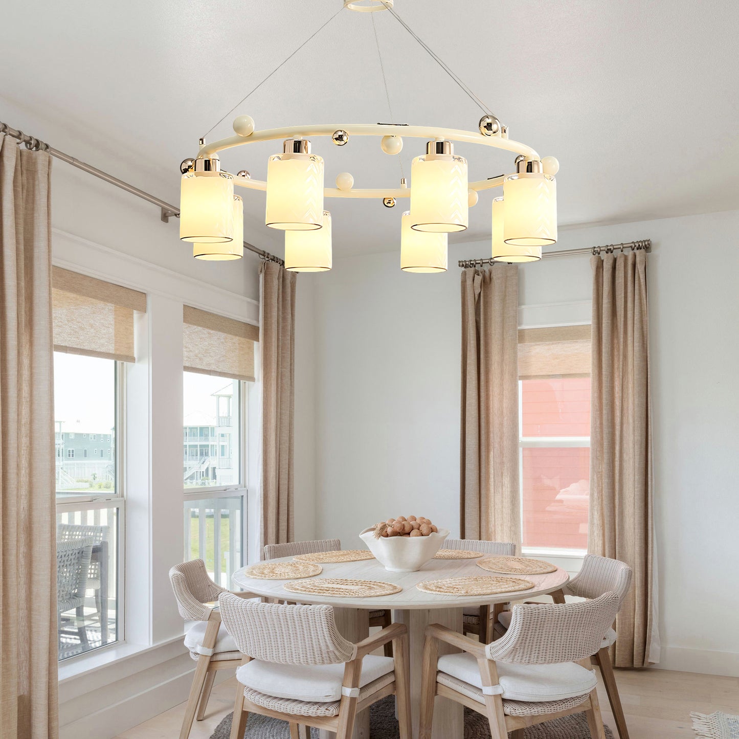 Ring Cup Modern Crystal Chandelier