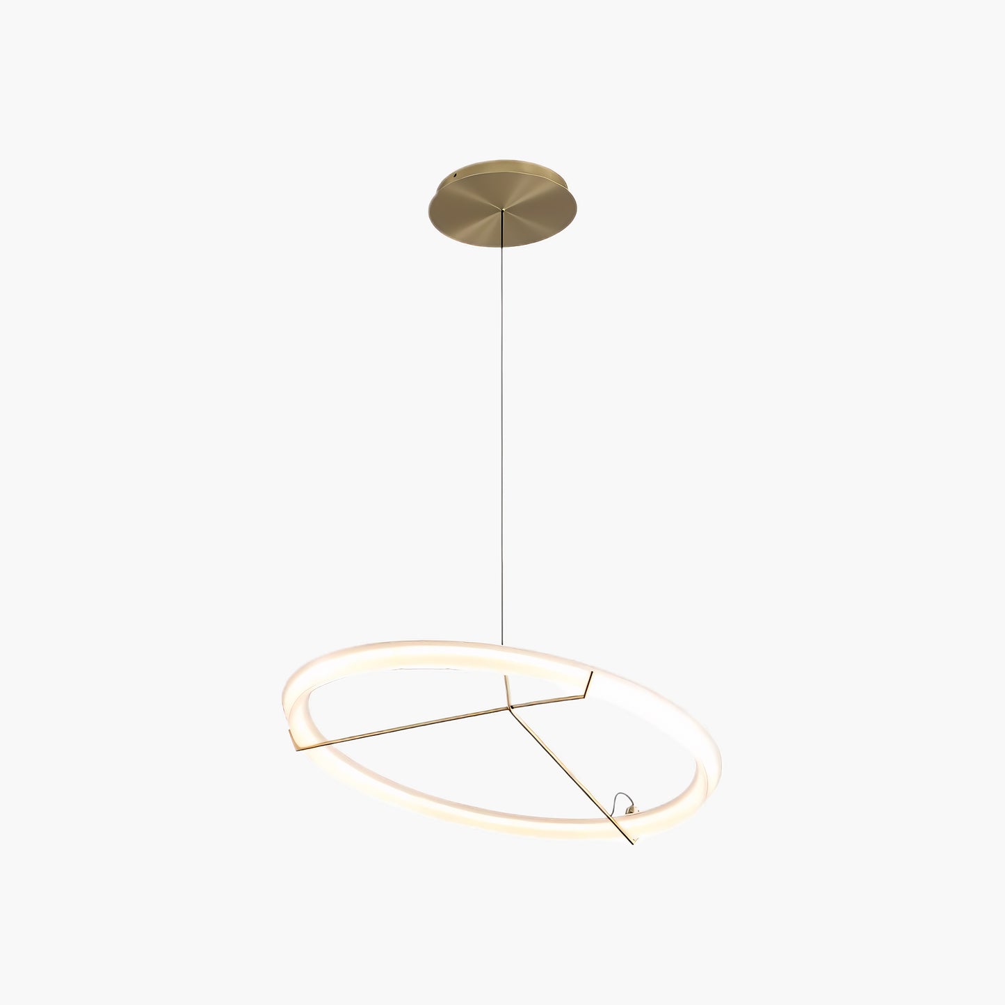 Ring Nodes Eclectic Metal Pendant Lamp