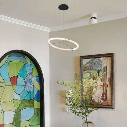 Ring Nodes Eclectic Metal Pendant Lamp