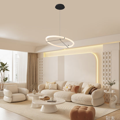 Ring Nodes Eclectic Metal Pendant Lamp