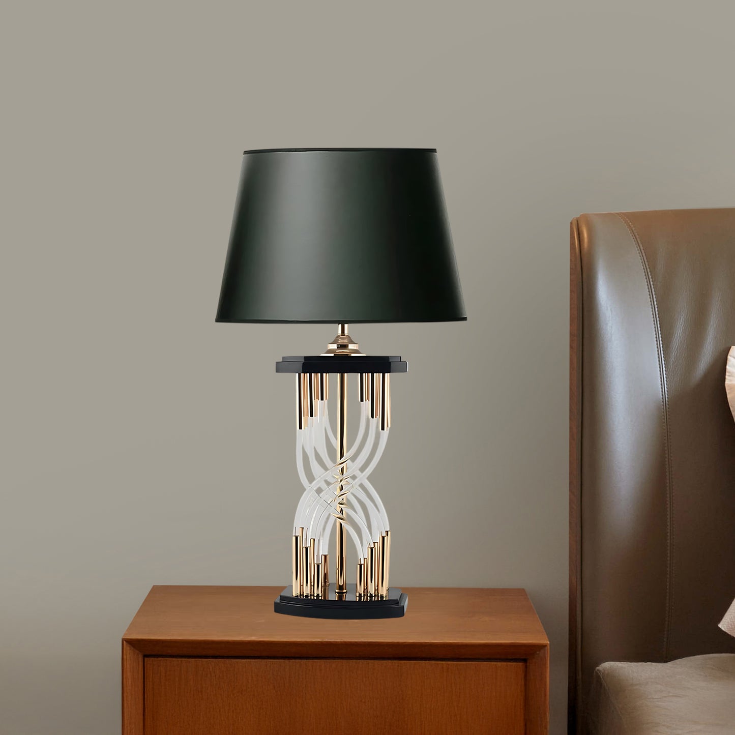 Rock And Rule Eclectic Crystal Table Lamp