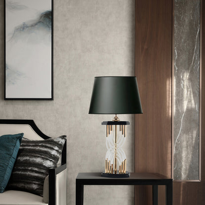 Rock And Rule Eclectic Crystal Table Lamp