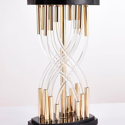 Rock And Rule Eclectic Crystal Table Lamp