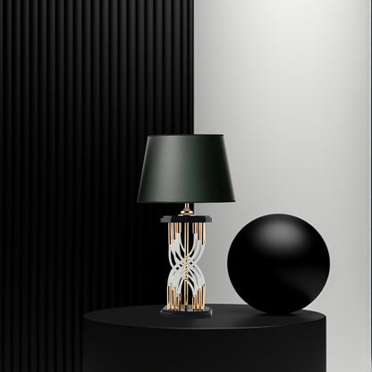 Rock And Rule Eclectic Crystal Table Lamp