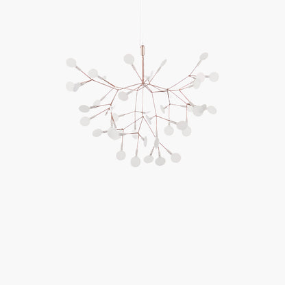 Rose Gold Firefly LED Eclectic Metal Chandelier