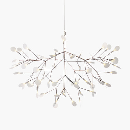 Rose Gold Firefly LED Eclectic Metal Chandelier