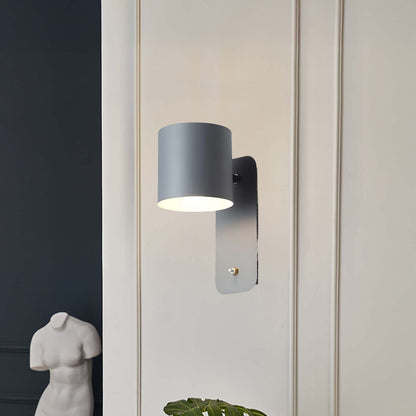 Rotatable Cylinder Minimalist Metal Wall Lamp