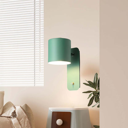 Rotatable Cylinder Minimalist Metal Wall Lamp