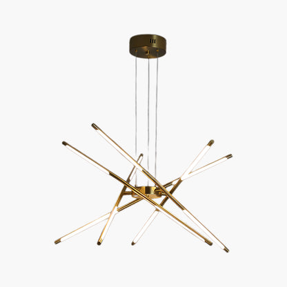 Rotatable LED Modern Metal Chandelier