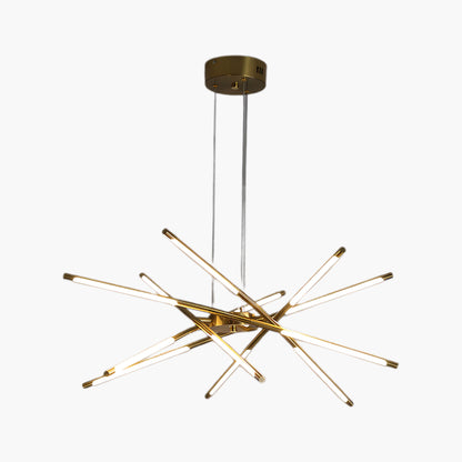 Rotatable LED Modern Metal Chandelier