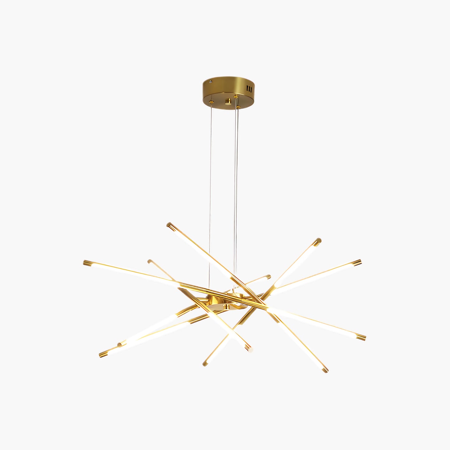 Rotatable LED Modern Metal Chandelier