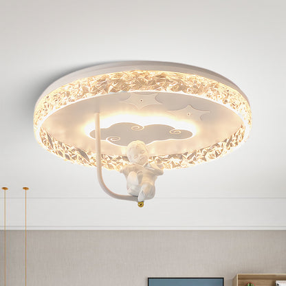 Round Carousel Childrens Ceiling Lamp