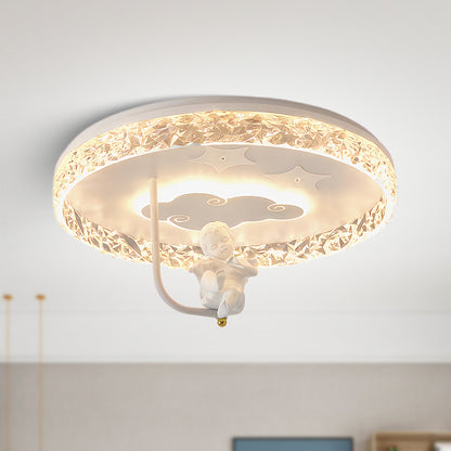 Round Carousel Childrens Ceiling Lamp