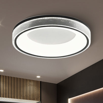 Round Shape Flush Modern Metal Ceiling Light