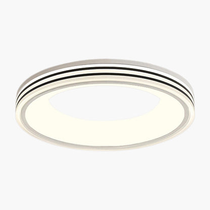 Round Shape Flush Modern Metal Ceiling Light