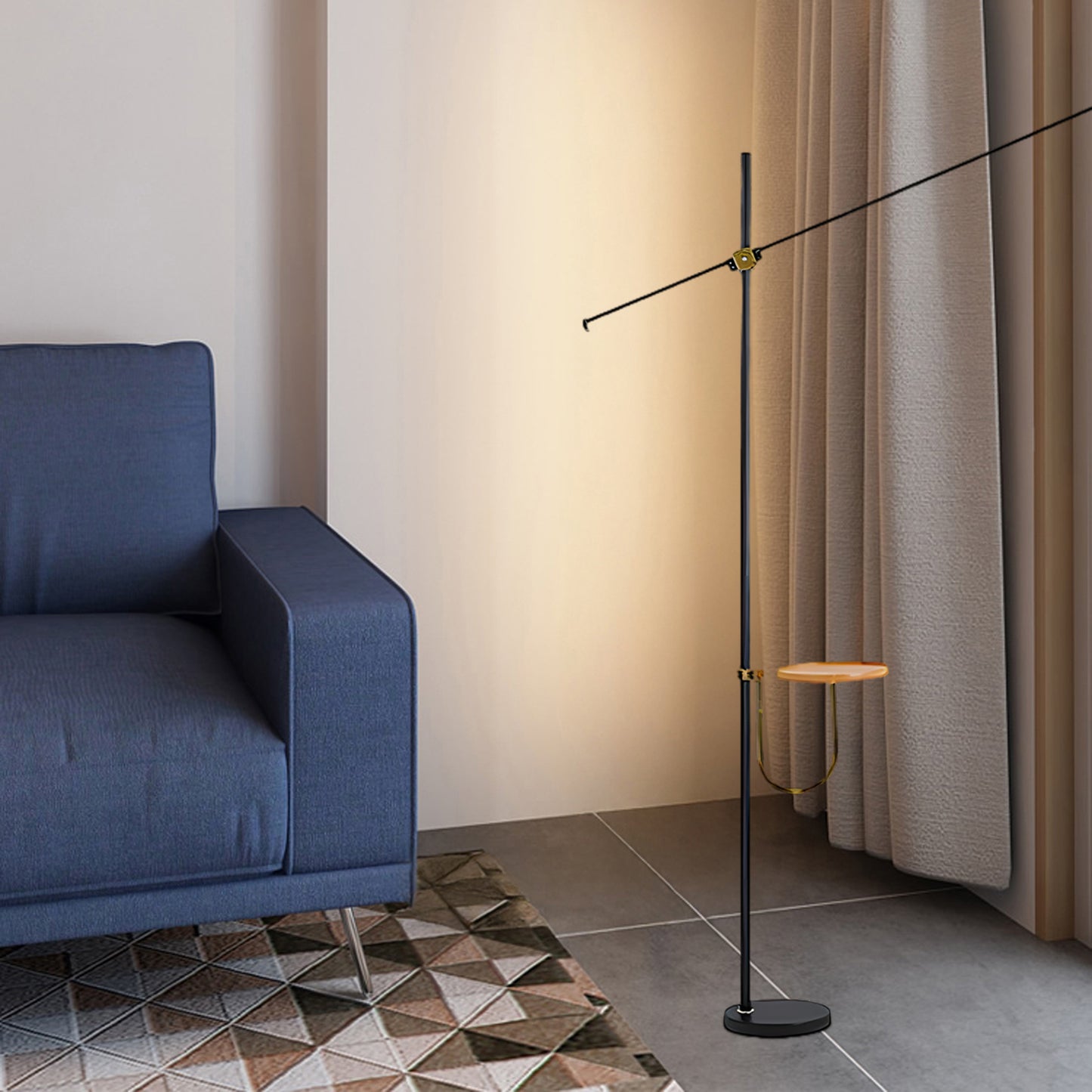 Royal Linear Modern Metal Floor Lamp