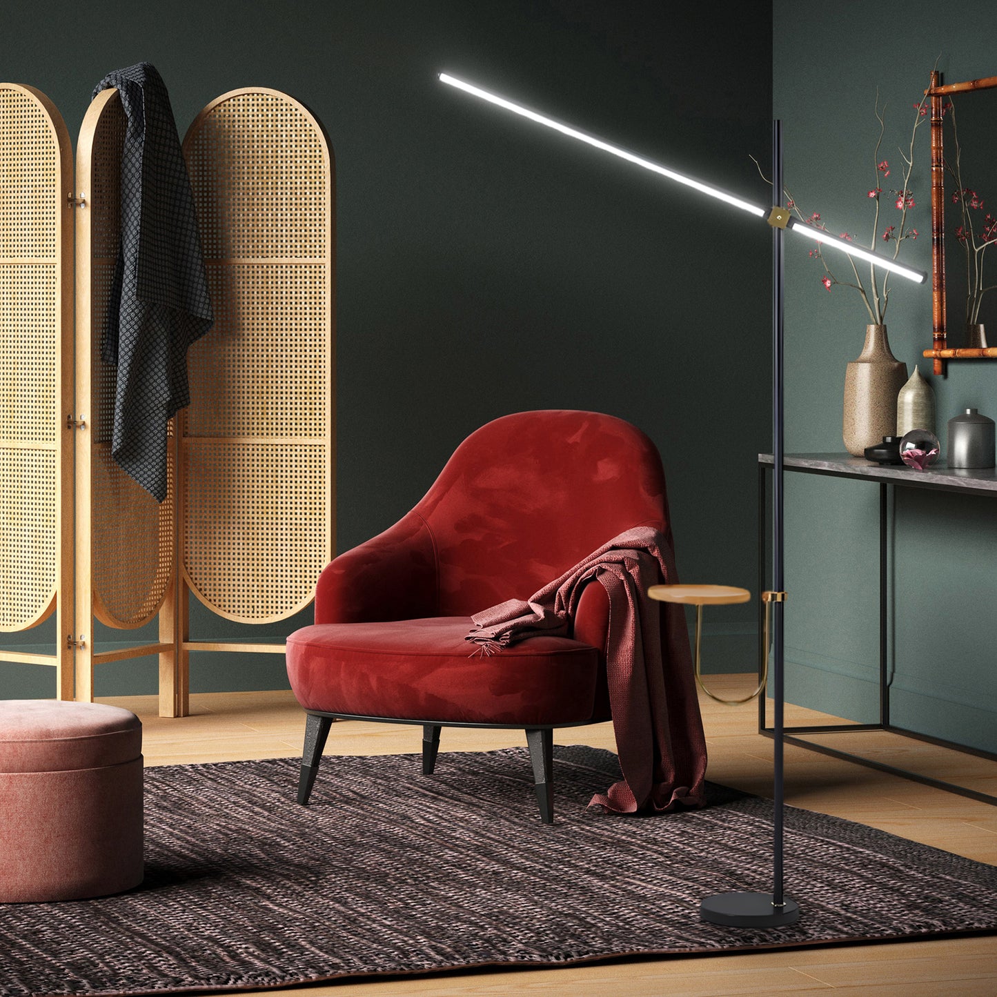 Royal Linear Modern Metal Floor Lamp