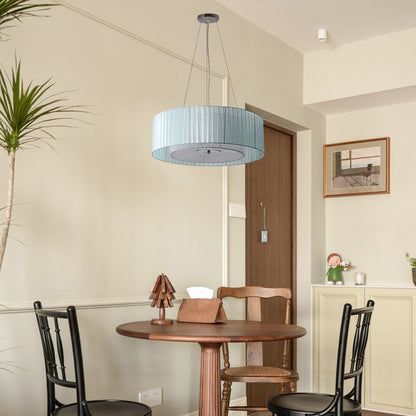 Ruffle Pleated Classic Metal Pendant Lamp