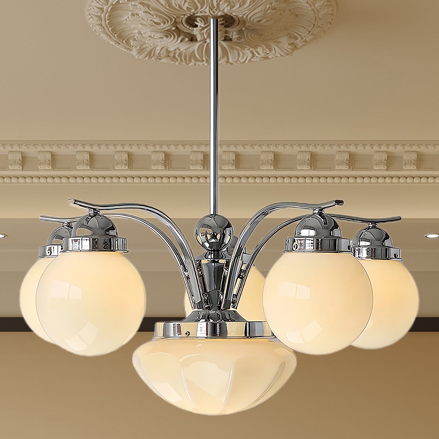 Ryttenberg Retro Crystal Chandelier