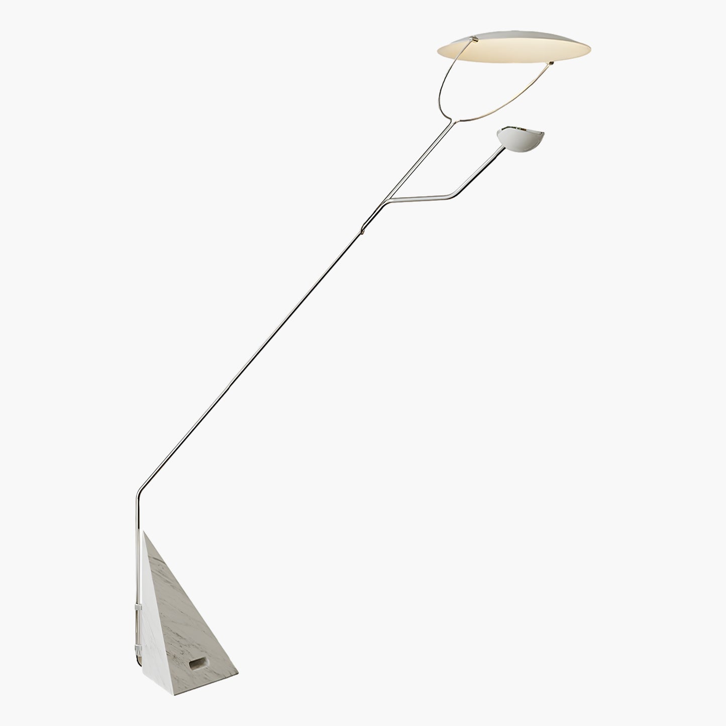 Salocchi Marble Modern Steel Floor Lamp