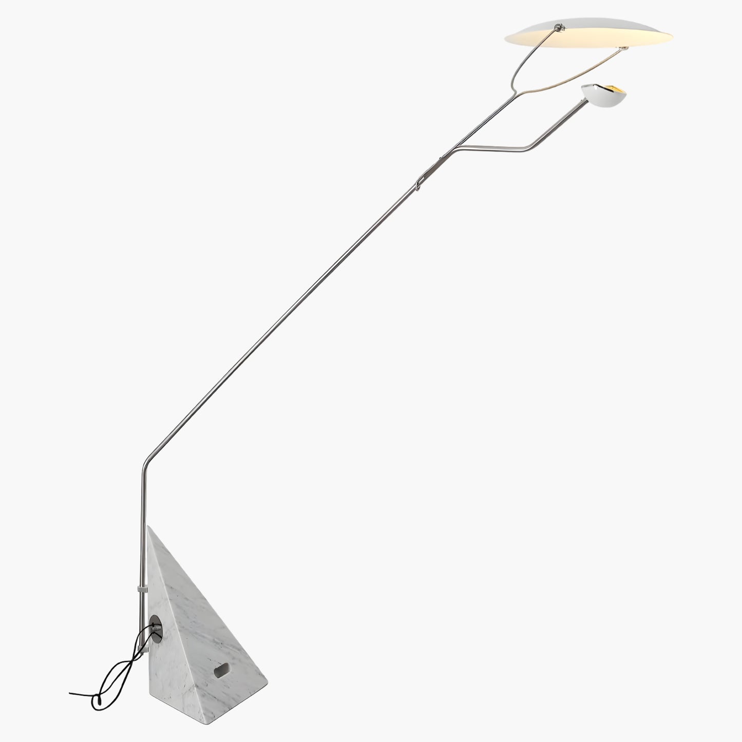 Salocchi Marble Modern Steel Floor Lamp