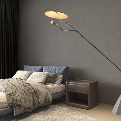 Salocchi Marble Modern Steel Floor Lamp