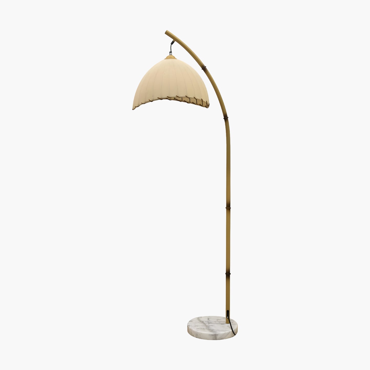 Sanna Eclectic Wood Floor Lamp