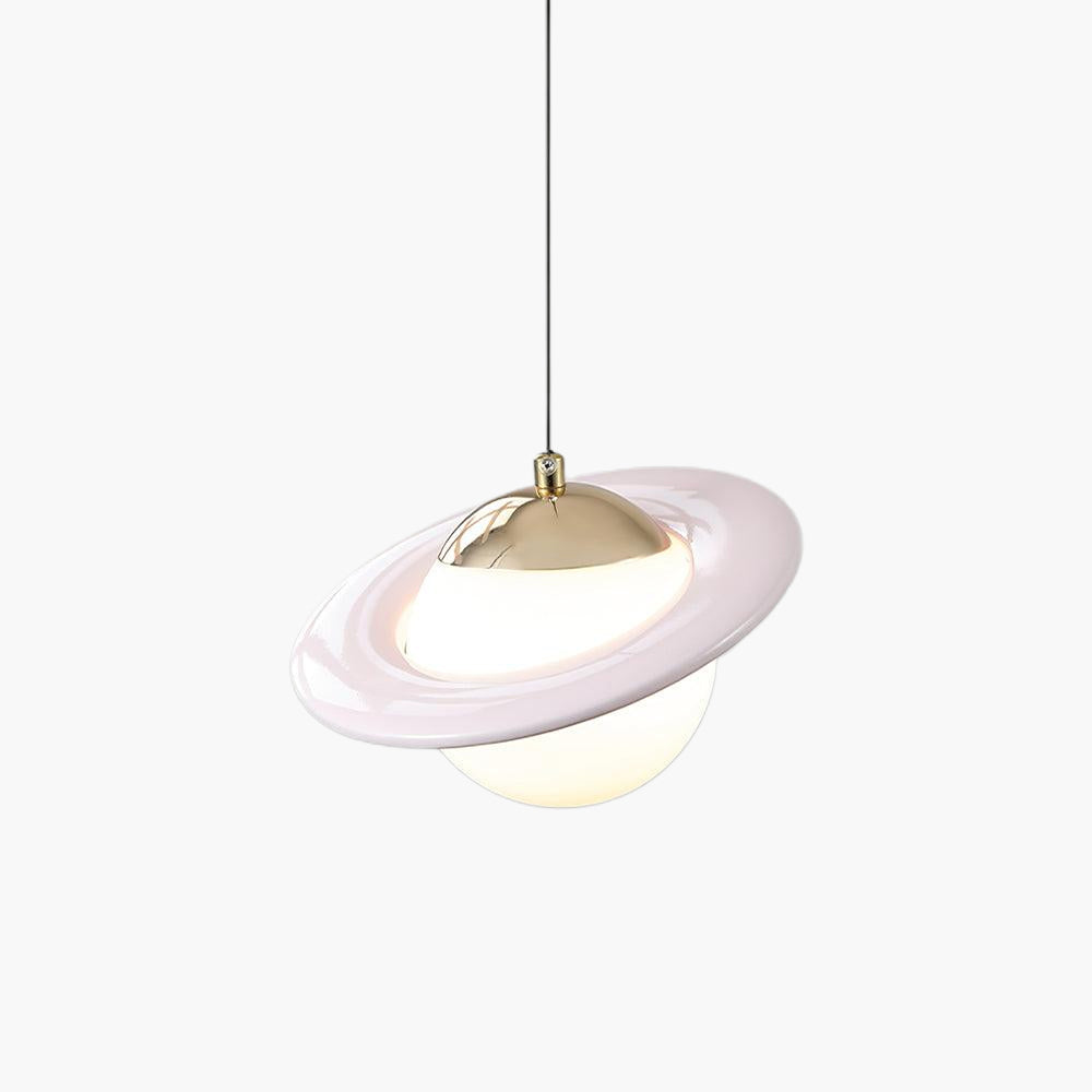 Saturn Planet Modern Crystal Pendant Lamp