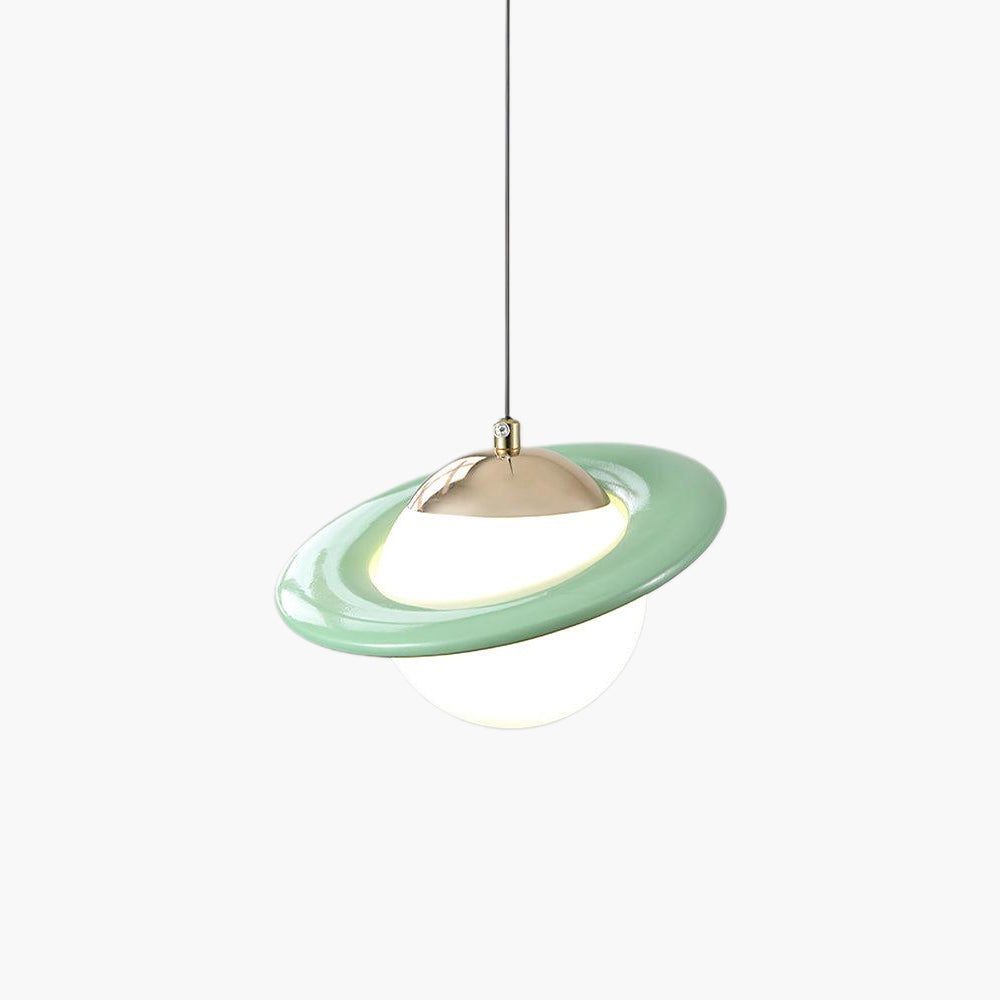 Saturn Planet Modern Crystal Pendant Lamp