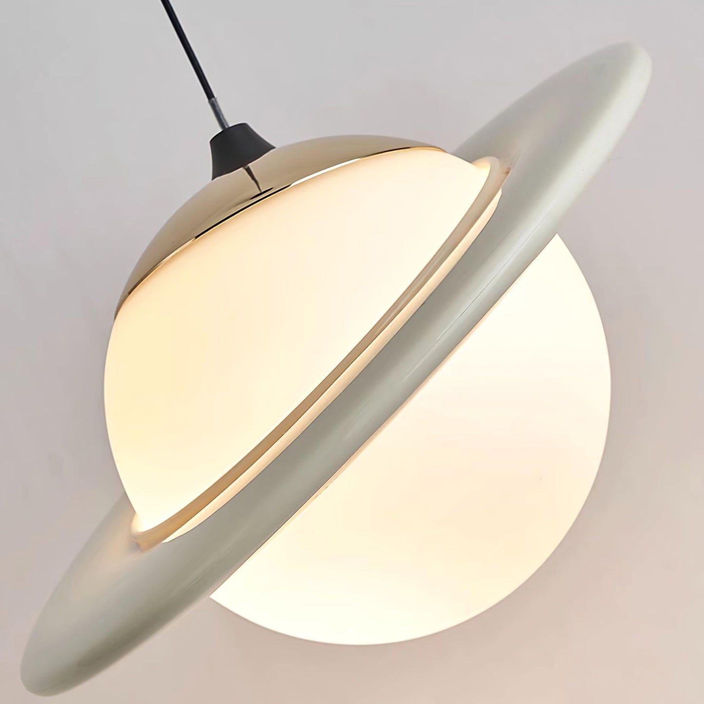 Saturn Planet Modern Crystal Pendant Lamp