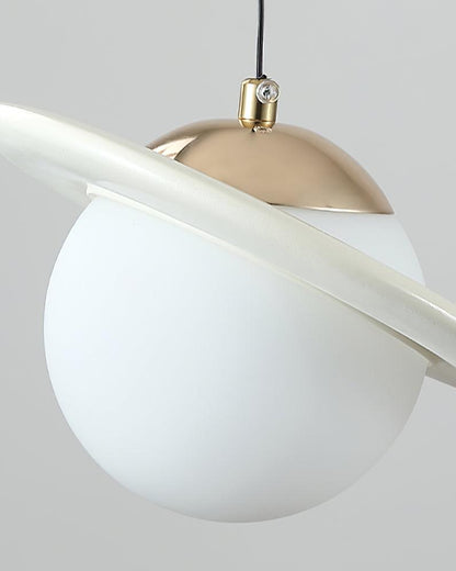 Saturn Planet Modern Crystal Pendant Lamp