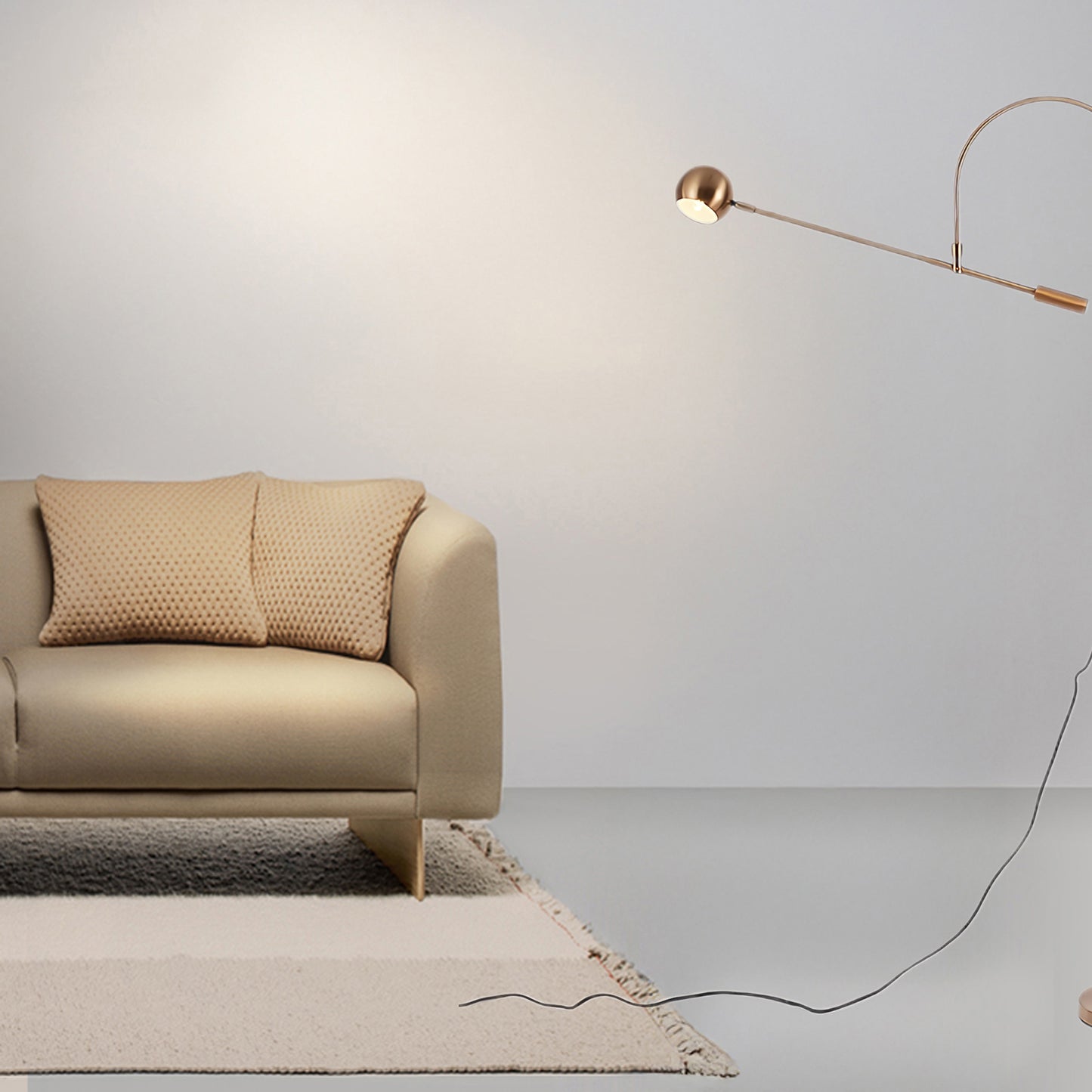 Scandinavian Metal Floor Lamp