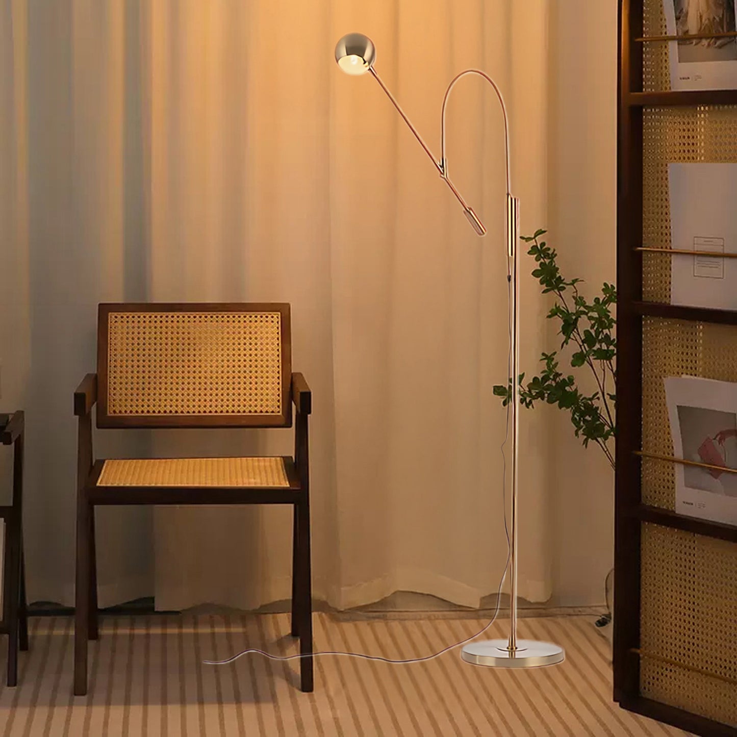 Scandinavian Metal Floor Lamp